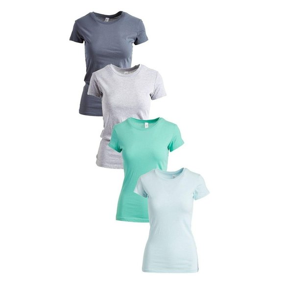 Pima Apparel Tops - NWT Pima Apparel Crewneck SS Tee 4-Pack, XL
